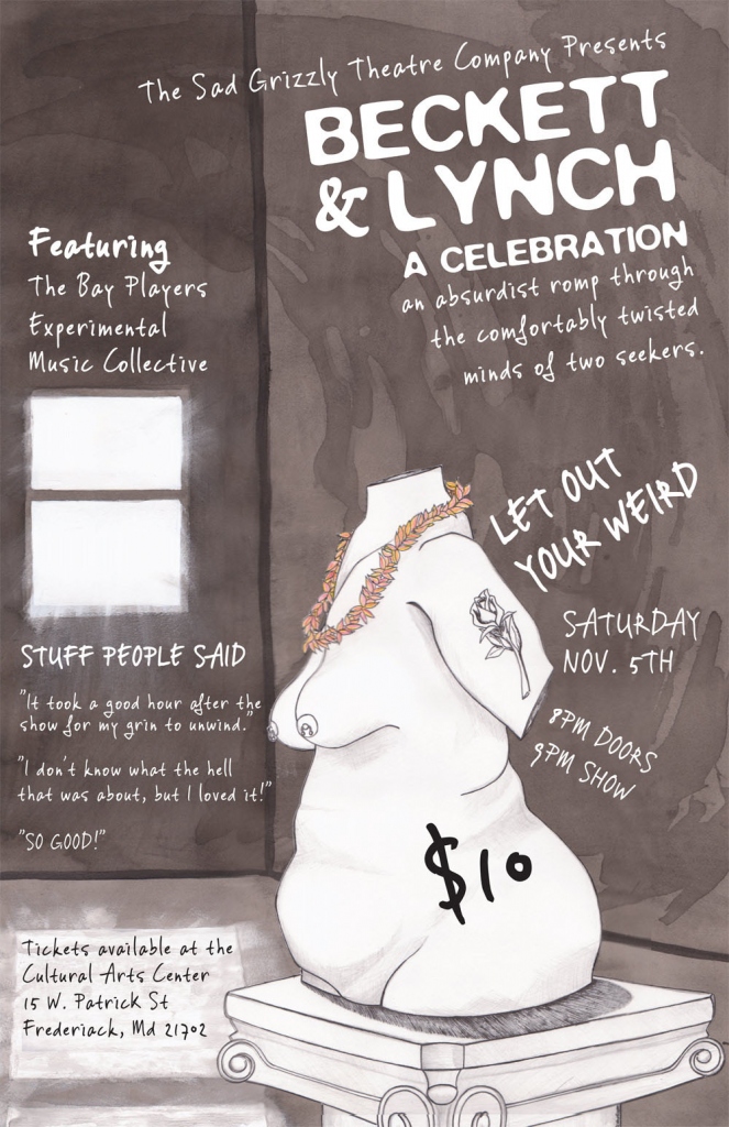 Poster design for Beckett & Lynch: A Celebration