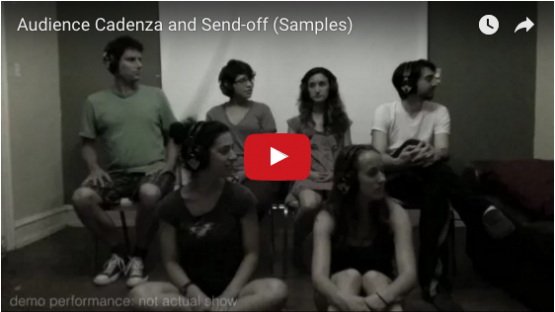 Audience Candenza and Send-Off: A Silent Disco Experiment